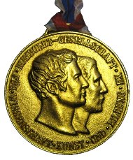 Foto der goldenen Medaille